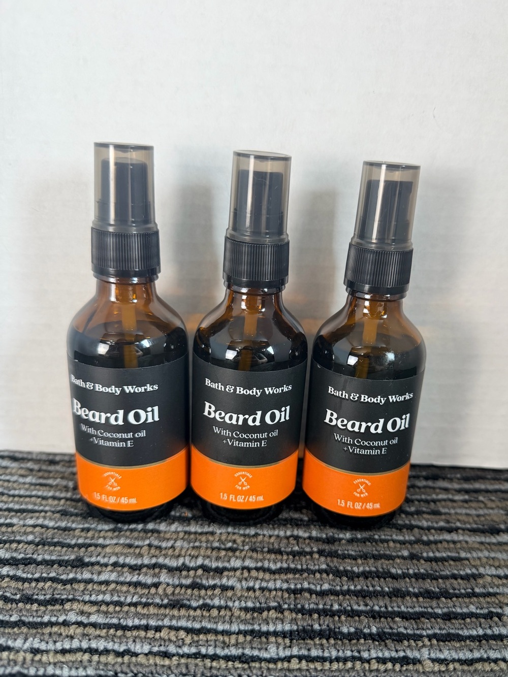Bath & Body Works Beard Care Collection-Beard Oil-Lot of 3-New